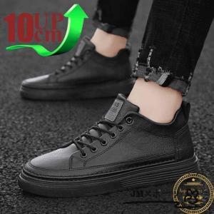 シークレットシューズ メンズ 厚底 身長アップ6cm up6cm 背が高くなる 走れる スニーカー レザー インヒール 快適 ビジネスシューズ