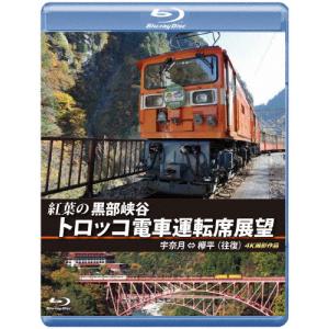 紅葉の黒部峡谷トロッコ電車運転席展望【ブルーレイ版】宇奈月 ⇔ 欅平(往復)4K撮影作品/鉄道[Blu-ray]【返品種別A】｜joshin-cddvd