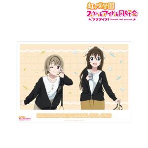 ■グッズ■ラブライブ!虹ヶ咲学園スクールアイドル同好会 描き下ろしイラスト 中須かすみ＆桜坂しずく おそろいコーデver. A3マット加工ポ...[ETC]【返品種別A】｜Joshin web CDDVD Yahoo!店