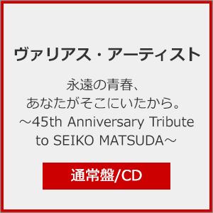 永遠の青春、あなたがそこにいたから。〜45th Anniversary Tribute to SEIKO MATSUDA〜/オムニバス[CD]【返品種別A】