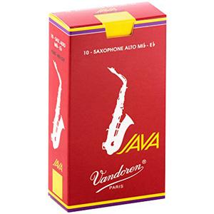 バンドーレン アルトサクソフォンリード(JAVAファイルドレッドカット・3)10枚入り Vandoren JAVA FILED RED CUT SR263R 返品種別A｜joshin