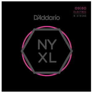 ダダリオ エレキギター弦(Nickel Wound 8-String Electric Guitar Strings Super Light) D'Addario NYXL NYXL0980 