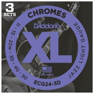 ダダリオ エレキギター弦 D'Addario XL CHROMES ECG24-3D