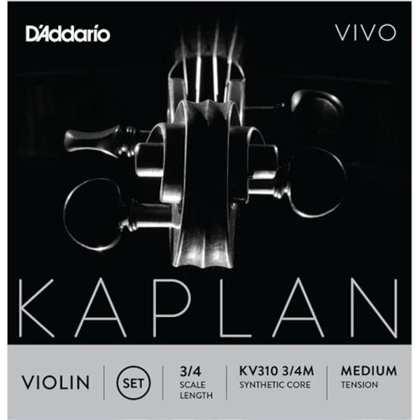 ダダリオ バイオリン弦 セット D&apos;Addario Kaplan Vivo Violin Strin...