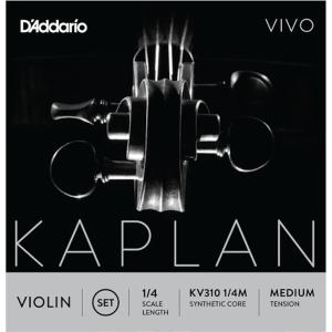 ダダリオ バイオリン弦 セット D'Addario Kaplan Vivo Violin Strings KV310 1/ 4M