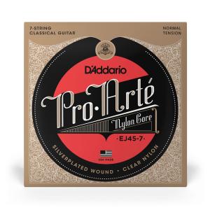 ダダリオ クラシックギター弦(Silver/ Clear/ Normal .028-.056) D'Addario PRO-ARTE NYLON EJ45-7 返品種別A｜Joshin web