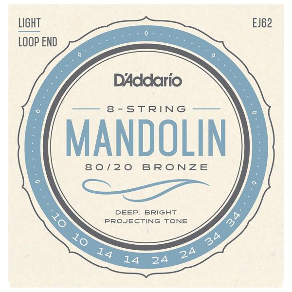 ダダリオ マンドリン弦(80/ 20 Bronze Mandolin Strings Light 1...