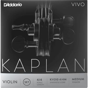 ダダリオ バイオリン弦 セット D'Addario Kaplan Vivo Violin Strings KV310 4/ 4M