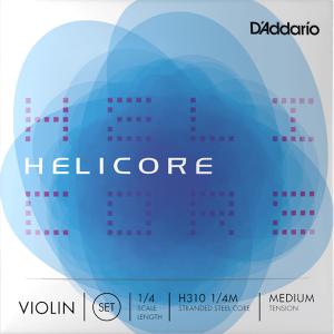 ダダリオ バイオリン弦 セット D'Addario Helicore Violin Strings H310 1/ 4M