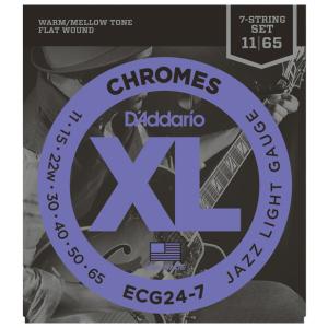 ダダリオ エレキギター弦 D'Addario XL CHROMES  ECG24-7