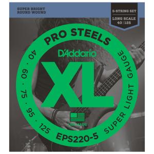ダダリオ エレキベース弦(5-String/ Long) D'Addario XL PROSTEELS EPS220-5 返品種別A｜Joshin web