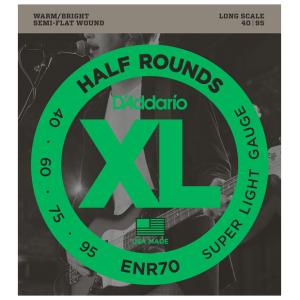 ダダリオ エレキベース弦 D'Addario XL HALF ROUNDS  ENR70