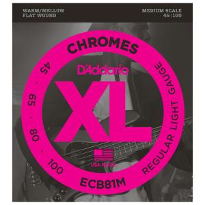 ダダリオ エレキベース弦(Medium) D'Addario XL CHROMES (FLAT