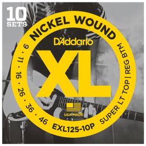 ダダリオ エレキギター弦 EXL125 10Pの買取情報