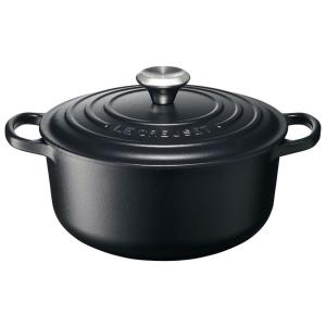 ル・クルーゼ (IH対応) シグニチャー ココット・ロンド 16cm マットブラック Le Creuset 21177160000430 返品種別A｜joshin