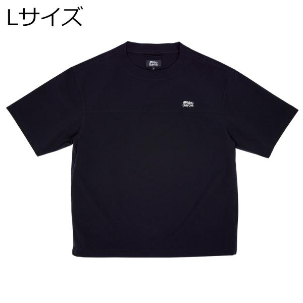 アブガルシア ウォーターレジスタント フィッシングTシャツ Lサイズ(ブラック) ／お届け：1〜2週...