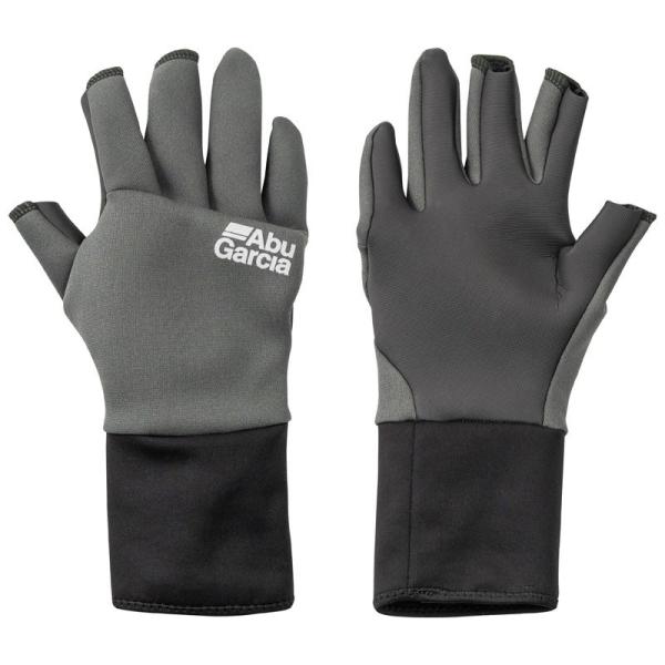 アブガルシア ロングカフスNPグローブ3フィンガー Lサイズ (グレー)  返品種別A