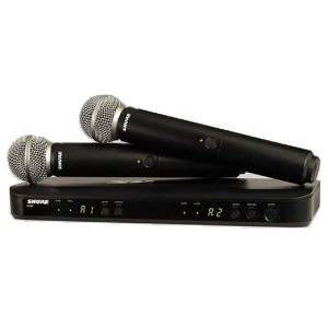 シュア デュアルチャンネルハンドヘルド型 ワイヤレスシステム SHURE BLX288J-SM58JB 返品種別A