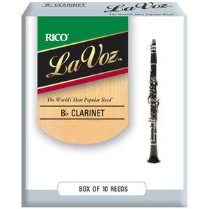 ダダリオウッドウインズ B♭クラリネットリード10枚入り D'Addario WOODWINDS RICO LA VOZ LRICLVCLM
