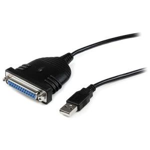 スターテック USB-A - パラレル(D-Sub 25ピン)プリンタ変換ケーブル 1.8m StarTech ICUSB1284D25 返品種別A