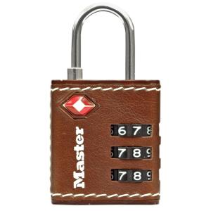 マスターロック ナンバー可変式TSAロック(ブラウン) Master Lock 4692JADBRN 返品種別A｜joshin