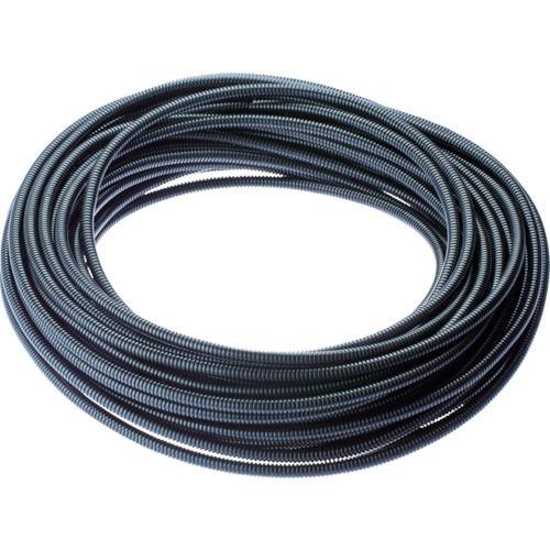 パンドウイットコーポレーション コルゲートチューブ ポリエチレン スリット付き 黒 内径19.5mm...