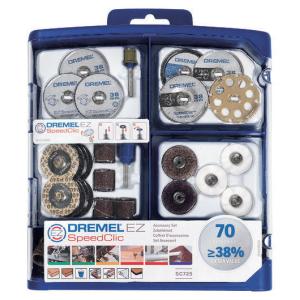 ドレメル メガキット(EZ-Lock 70pcs) DREMEL ロータリーツール EZ-Lock EZ725 返品種別B