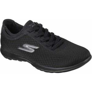 スケッチャーズ レディース カジュアルシューズ(ブラック・25.0cm) SKECHERS GO WALK LITE-IMPULSE SKC-15350-BBK-25 