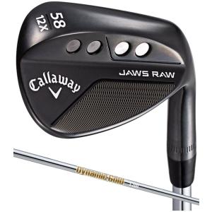 キャロウェイ JAWS RAWウェッジ ブラック 58Z フレックス：S200 Dynamic Gold S200 スチールシャフト JAWS-RAW-BK-58Z-S200