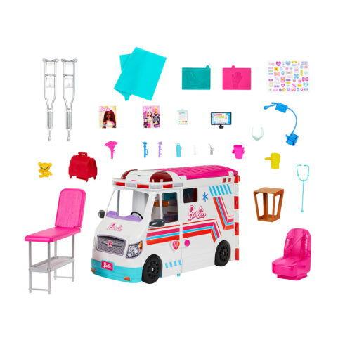 マテル バービーとおしごと! きゅうきゅうしゃのおいしゃさんセット(ライト＆サウンド)ドール 返品種...