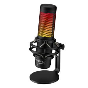 HyperX RGBライティング搭載 USB接続 スタンドアロン ゲーミングマイク Kingston HyperX QuadCast S USB Condenser Gaming Microphone 4P5P7AA 返品種別A｜joshin