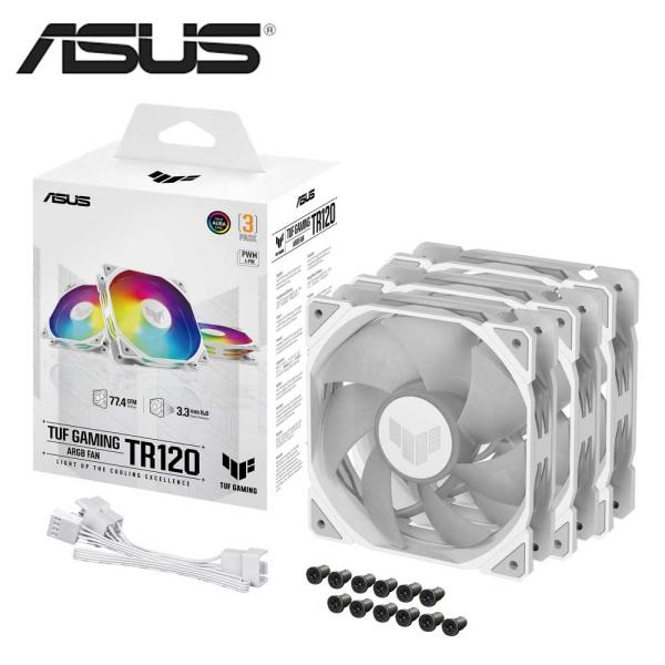 ASUS｜エイスース ARGB ケースファン TUF Gaming TR120 ARGB Fan 1...