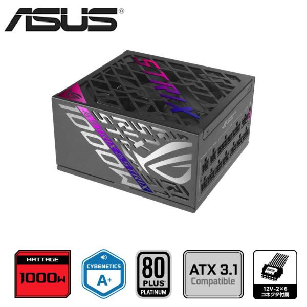 ASUS｜エイスース 電源ユニット ROG Strix 1000W Platinum ROG-STR...