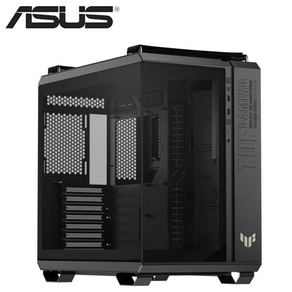 ASUS TUF GamingGT502Horizonブラック/ATX/ミッドタワーケース/強化ガラ...