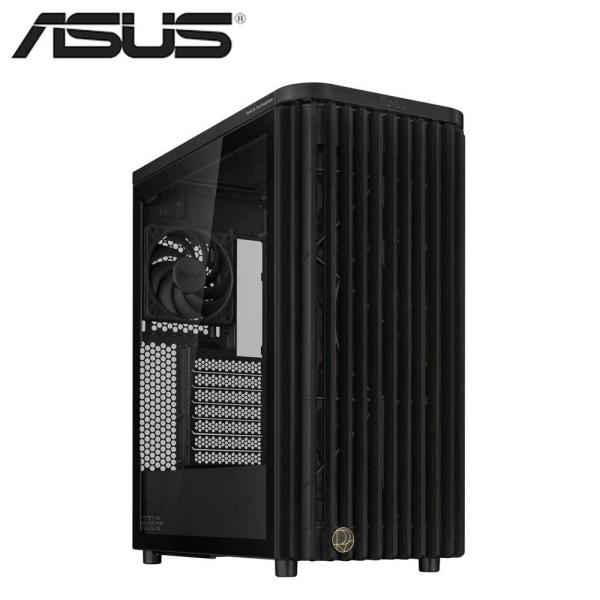 ASUS ミドルタワー型 PCケース ProArt PA401 Wood Edition - Tem...