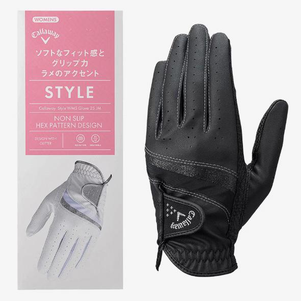 キャロウェイ キャロウェイ スタイル デュアル グローブ ウィメンズ 25 JM 両手用(ブラック・...