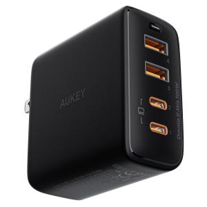 AUKEY 100W USB充電器 USB-A×2/ USB-C×2(ブラック) PA-B7T-BK 返品種別A｜joshin