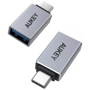 AUKEY USB 3.0 USB-A to C 変換アダプター (2個セット) CB-A22 返品種別A｜joshin