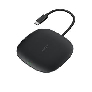 AUKEY ワイヤレス充電台 5in1 USB-Cハブ CB-C70-BK 返品種別A｜joshin