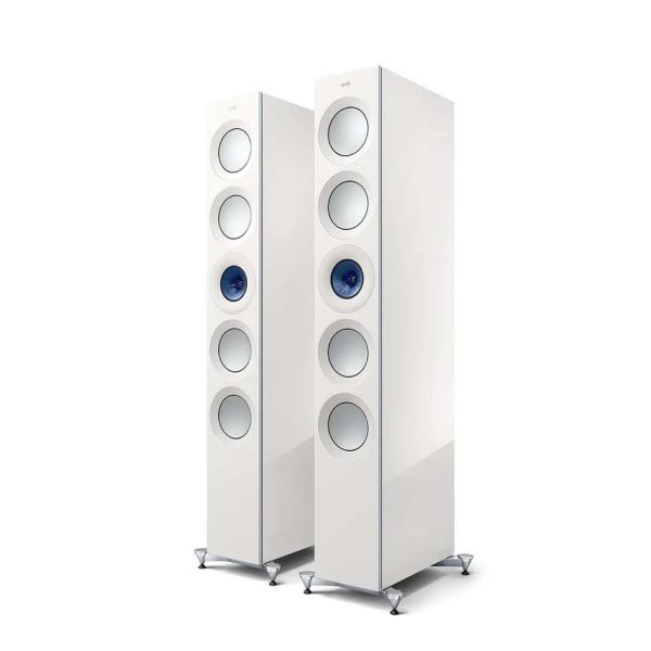 KEF トールボーイ型スピーカー(ハイグロス・ホワイト・ブルー)(ペア) KEF REFERENCE...