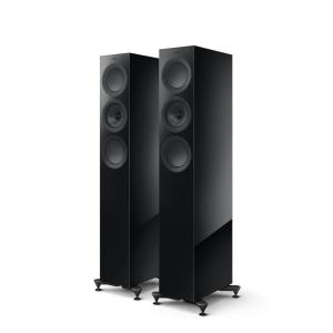 KEF トールボーイ型スピーカー(グロス・ホワイト)(ペア) KEF R5-META-BLACK 返品種別A｜joshin