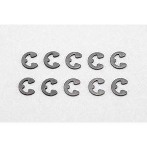 ヨコモ R12/ GTシリーズ “X”ショックシャフト用“E”クリップ(1.5mm/ 10個入)(R12-37E)ラジコンパーツ 返品種別B