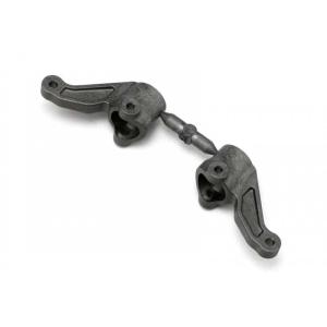 ヨコモ BD9 2019用 グラファイト成型 ステアリング ブロック(B9-415SGA)ラジコンパ...