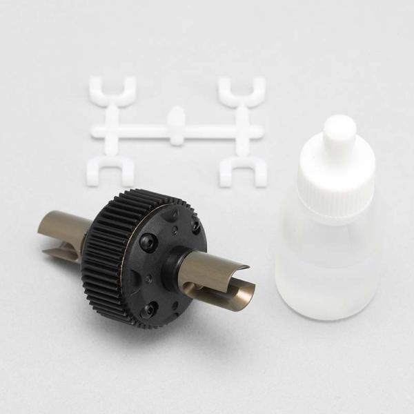 ヨコモ YD-2用 樹脂製 ベベル ギヤ デフユニット (アルミ製 ドライブカップ、プロテクター仕様...