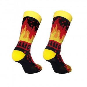 チネリ サイクリングソックス ANA BENAROYA ‘FIRE’ SOCKS サイズ：M/ L 返品種別B｜joshin