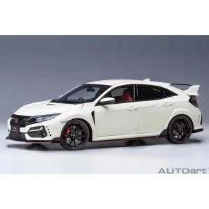 ミニカー 1/18 ホンダ・シビック タイプR FK8 グレー色 LCD TYPE