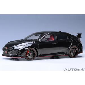 ミニカー 1/18 ホンダ・シビック タイプR FK8 グレー色 LCD TYPE