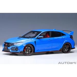 ミニカー 1/18 ホンダ・シビック タイプR FK8 グレー色 LCD TYPE
