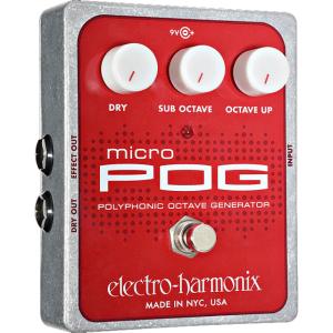 エレクトロ・ハーモニックス ポリフォニック・オクターブ・ジェネレーター Electro-Harmonix Micro POG MICROPOG 返品種別A