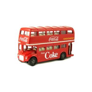 Coca-Cola Collectibles 1/ 64 ルートマスター ロンドン ダブルデッカー バス(464001)ミニカー 返品種別B｜joshin